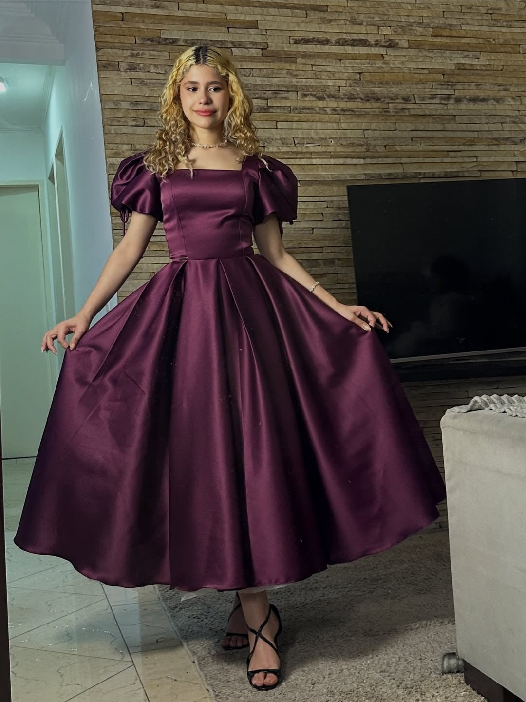 "PURPLE GRAPES FROCK